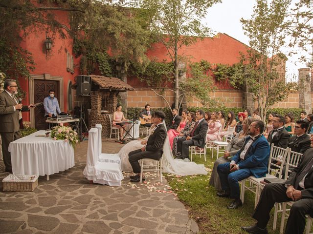 La boda de José y Karla en Tepotzotlán, Estado México 43