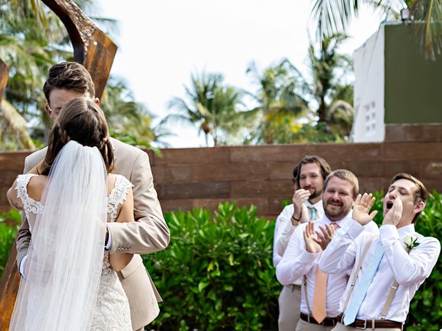 La boda de Seth y Claire en Playa del Carmen, Quintana Roo 54
