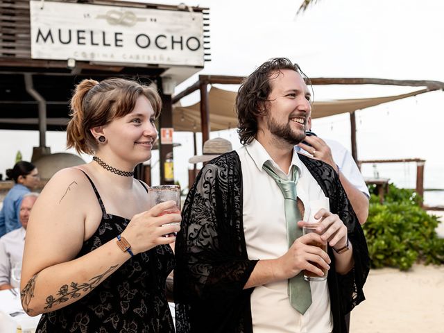 La boda de Seth y Claire en Playa del Carmen, Quintana Roo 92