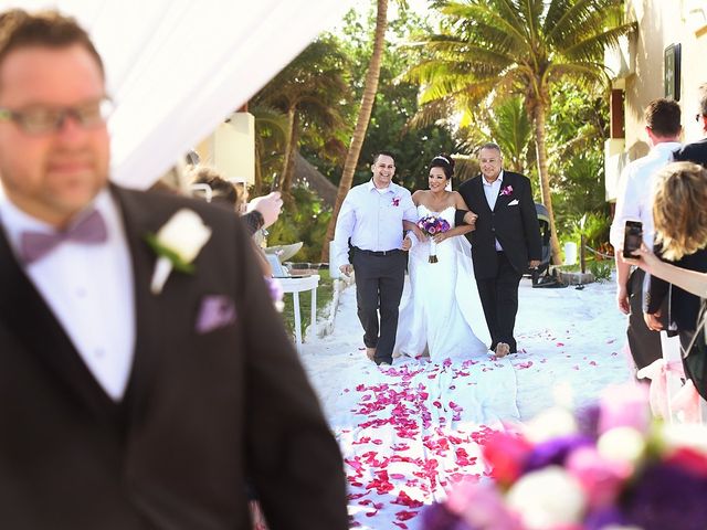 La boda de Aaron y Yazi en Puerto Morelos, Quintana Roo 50