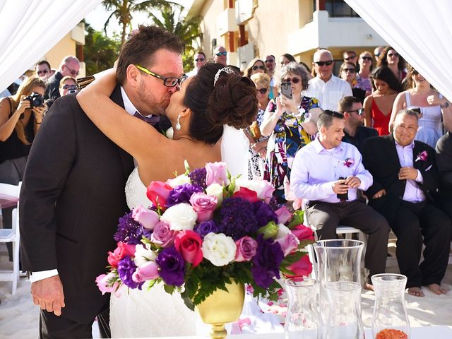 La boda de Aaron y Yazi en Puerto Morelos, Quintana Roo 54