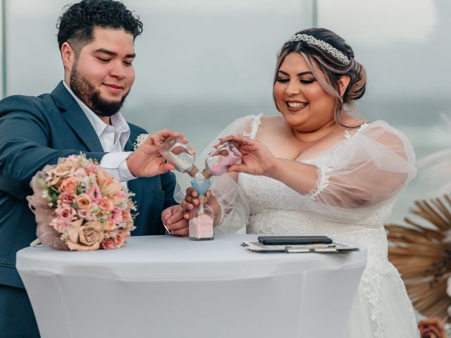 La boda de Edward y Dulce en Cancún, Quintana Roo 29