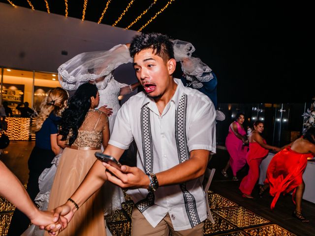 La boda de Edward y Dulce en Cancún, Quintana Roo 68