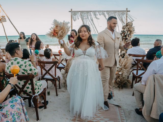 La boda de Luis y Mychelle en Playa del Carmen, Quintana Roo 37