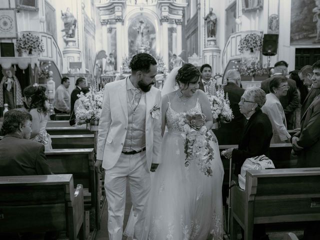 La boda de César y Brenda en Tepotzotlán, Estado México 12