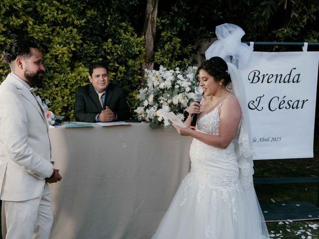 La boda de César y Brenda en Tepotzotlán, Estado México 45