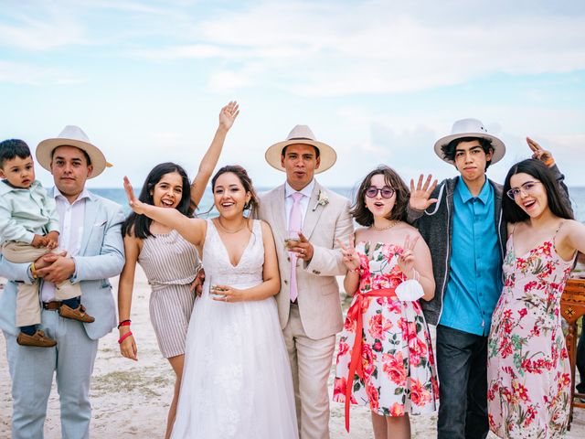 La boda de Allan y Saray en Tulum, Quintana Roo 86