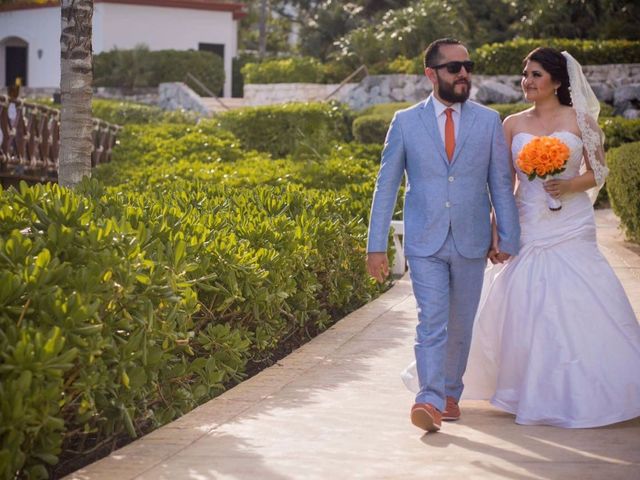 La boda de Adrián y Gaby  en Puerto Aventuras, Quintana Roo 43