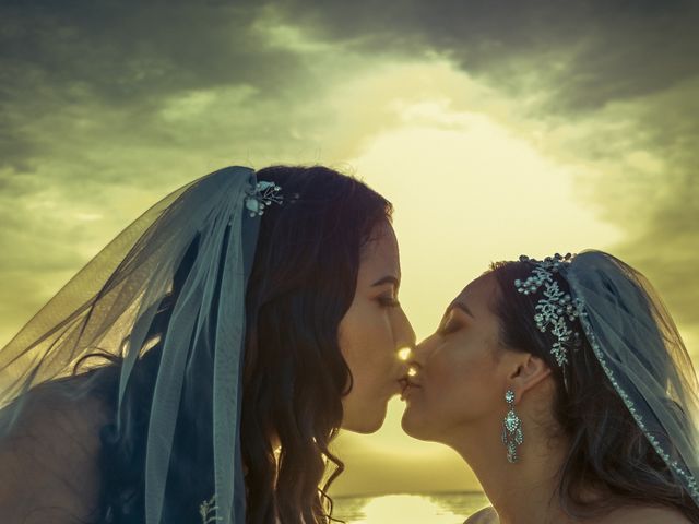 La boda de Natalia y Nelly en Mahahual, Quintana Roo 1