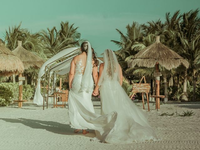 La boda de Natalia y Nelly en Mahahual, Quintana Roo 10