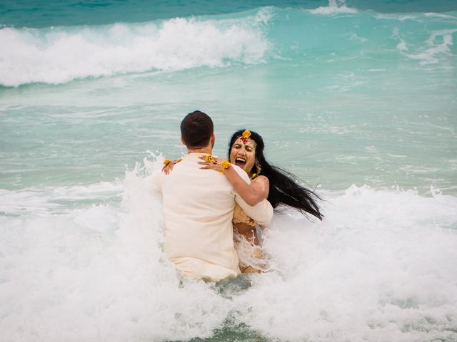 La boda de Eamon y Bianca en Cancún, Quintana Roo 22