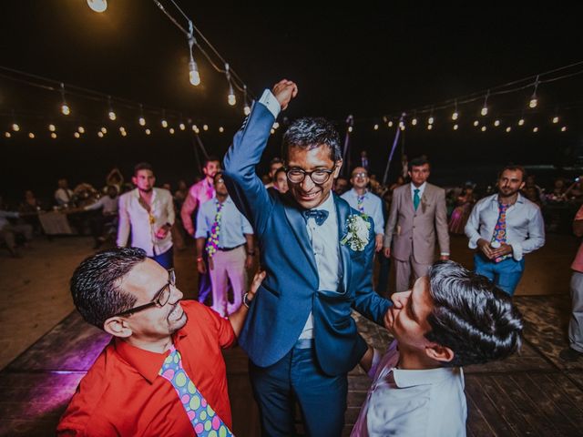 La boda de Andres y Itzel en Bahía de Banderas, Nayarit 118