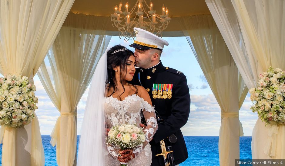 La boda de Eamon y Bianca en Cancún, Quintana Roo