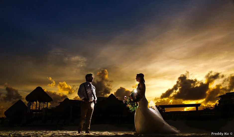 La boda de Sam y Ashley en Isla Mujeres, Quintana Roo