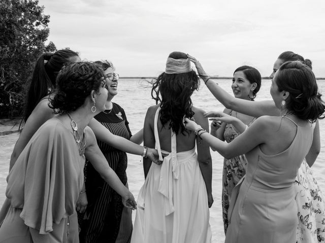 La boda de Davide y Alejandra en Bacalar, Quintana Roo 15