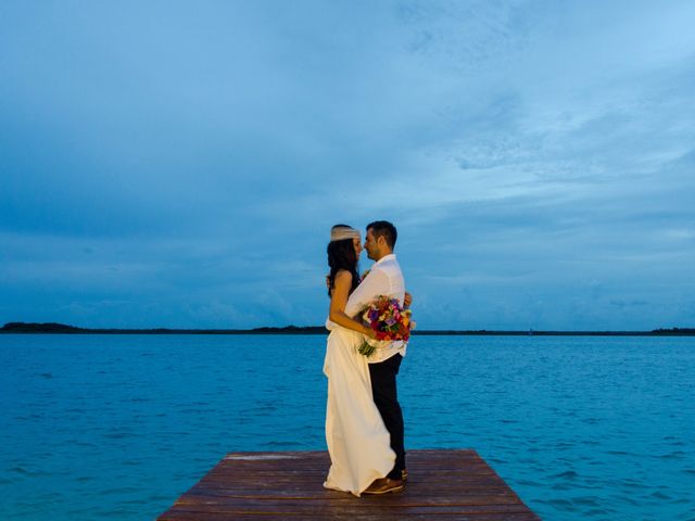 La boda de Davide y Alejandra en Bacalar, Quintana Roo 20