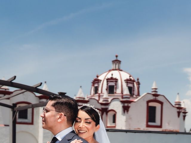 La boda de Hugo y Isabel en Cholula, Puebla 1