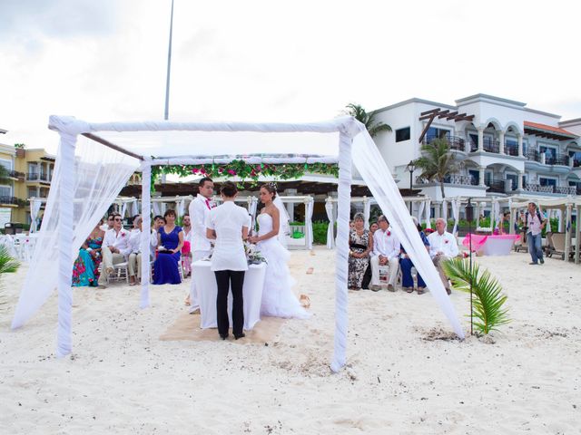 La boda de Alejandro y Greys en Playa del Carmen, Quintana Roo 44