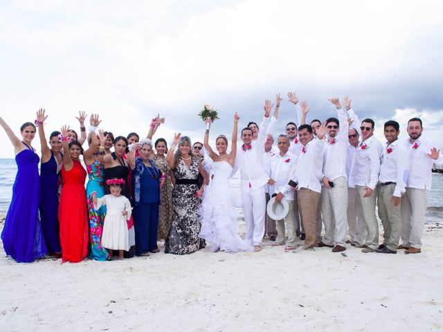 La boda de Alejandro y Greys en Playa del Carmen, Quintana Roo 54