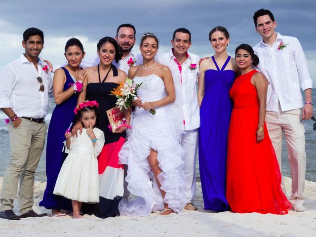 La boda de Alejandro y Greys en Playa del Carmen, Quintana Roo 57