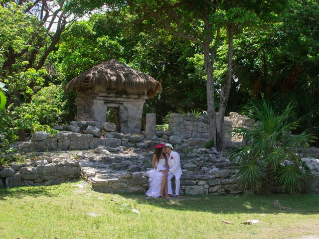 La boda de Alejandro y Greys en Playa del Carmen, Quintana Roo 109