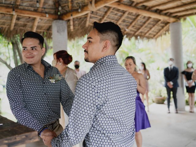 La boda de Omar y Iván en Jiutepec, Morelos 14