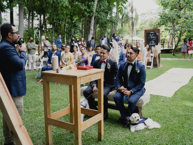 La boda de Omar y Iván en Jiutepec, Morelos 50