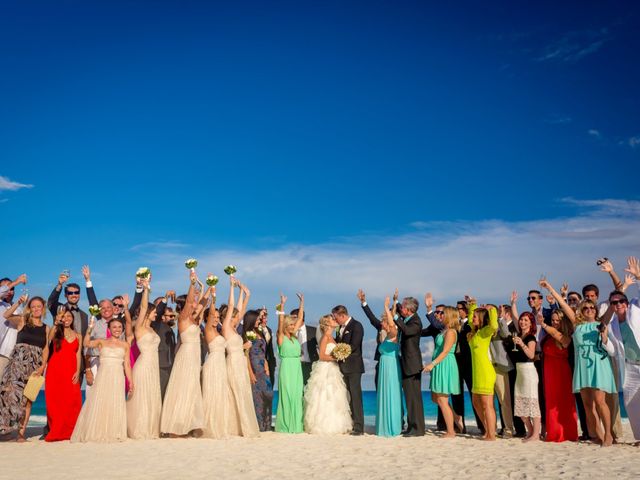 La boda de Brent y Marilu en Cancún, Quintana Roo 46
