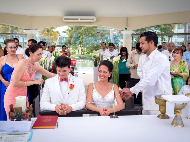 La boda de José y Fernanda en Cancún, Quintana Roo 17
