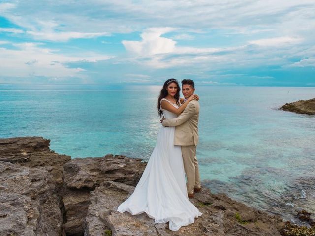 La boda de Israel y Nahabi en Playa del Carmen, Quintana Roo 13