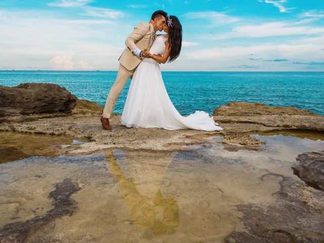 La boda de Israel y Nahabi en Playa del Carmen, Quintana Roo 16