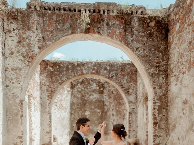 La boda de Andrés y Fiorga en Arroyo Seco, Querétaro 10