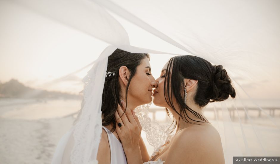 La boda de Lucia y Geraldine en Cancún, Quintana Roo