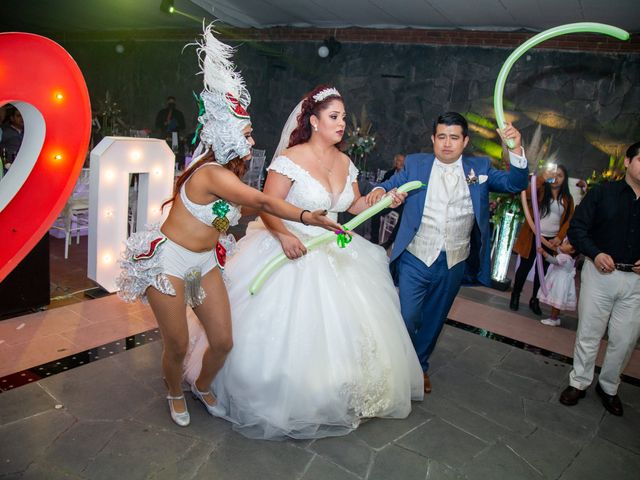 La boda de Quetzal y Jessy en Chalco, Estado México 61