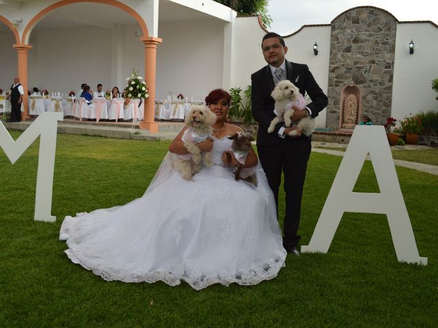 La boda de Angel y Maleny en Valle de Santiago, Guanajuato 34