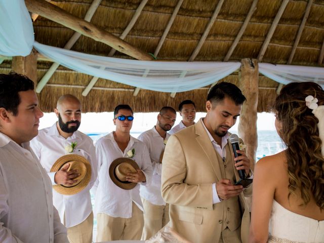 La boda de David y Saini en Puerto Morelos, Quintana Roo 19