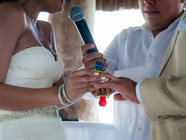 La boda de David y Saini en Puerto Morelos, Quintana Roo 20