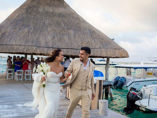 La boda de David y Saini en Puerto Morelos, Quintana Roo 21