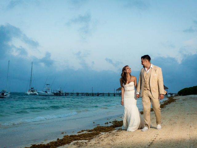 La boda de David y Saini en Puerto Morelos, Quintana Roo 25