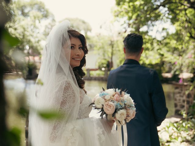 La boda de Gregorio y Carol en Tepotzotlán, Estado México 17