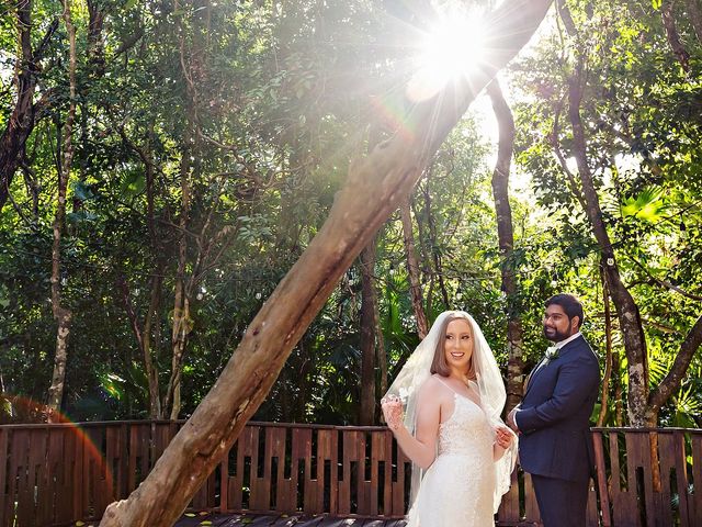 La boda de Noah Ahmed y Avery Myers en Playa del Carmen, Quintana Roo 43