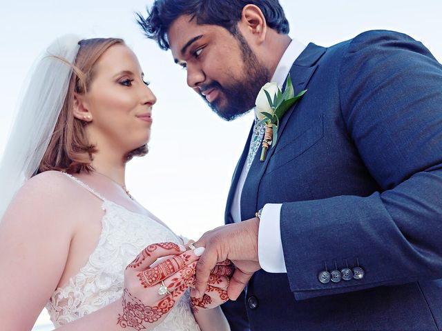 La boda de Noah Ahmed y Avery Myers en Playa del Carmen, Quintana Roo 62