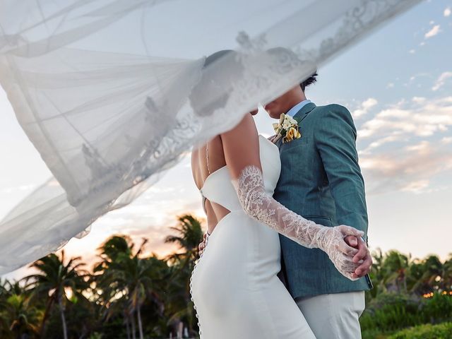 La boda de Daniel y Melissa en Playa del Carmen, Quintana Roo 34