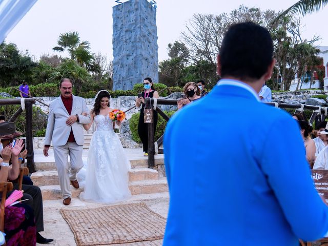 La boda de Miguel y Arlette en Puerto Aventuras, Quintana Roo 17