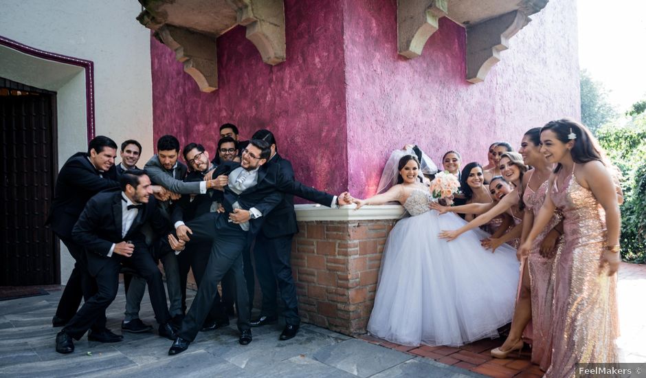 La boda de Carlos y Andrea en San Andrés Cholula, Puebla