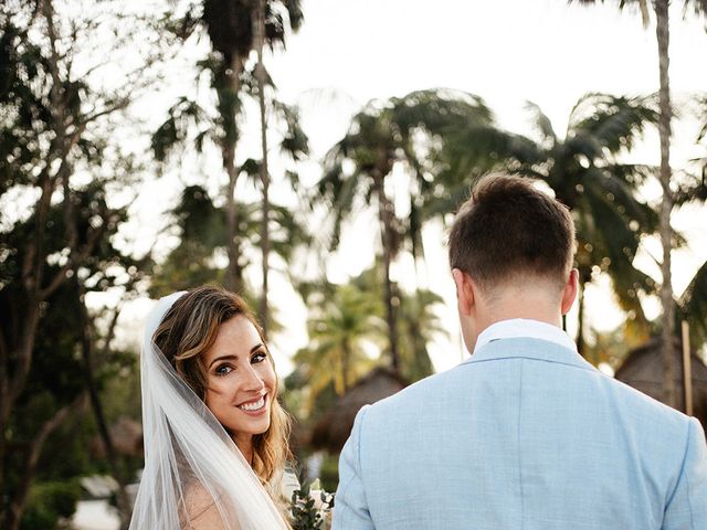 La boda de Victoria y Andrew en Playa del Carmen, Quintana Roo 1