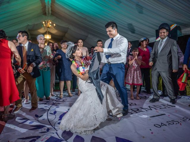 La boda de Alejandro y Carmen en Tlaxco, Tlaxcala 143