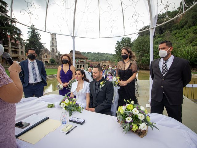 La boda de Oscar y Iris en Huasca de Ocampo, Hidalgo 77