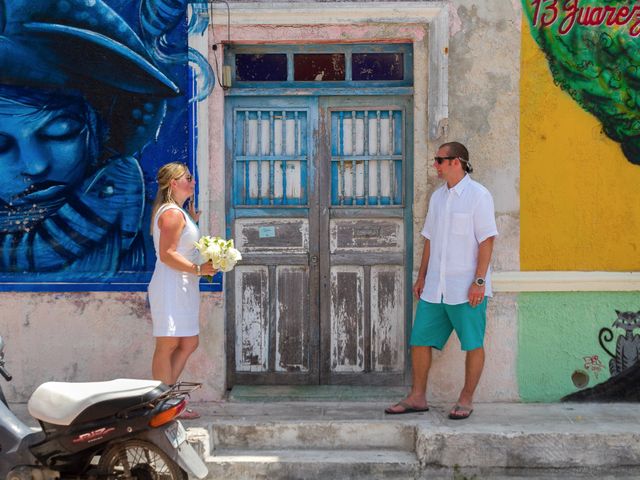La boda de John y Sarah en Isla Mujeres, Quintana Roo 1