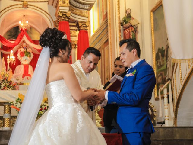 La boda de Christian y Dulce  en Tepotzotlán, Estado México 32